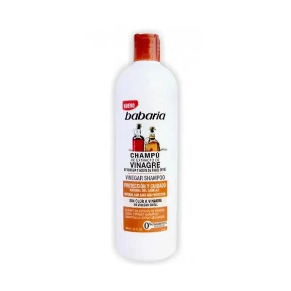 Babaria Champú Con Extracto De Vinagre Y Aceite De Árbol De Té 600ml