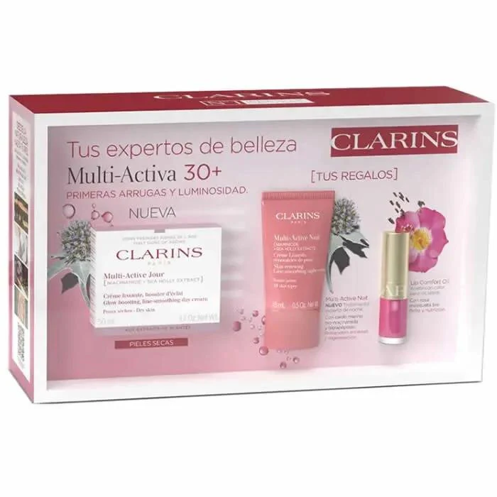 Clarins Multi-Active Día Crema para pieles secas 50ml Set 3 Piezas