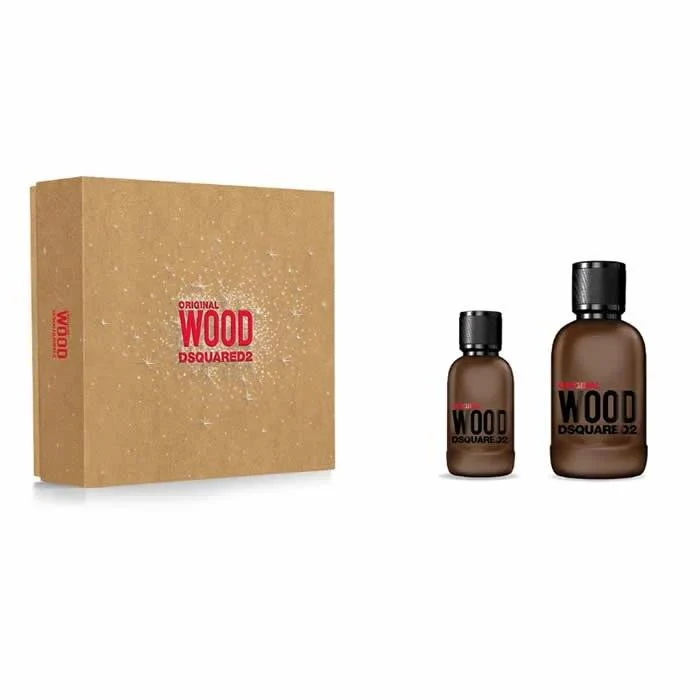 Dsquared2 Original Wood Eau De Parfum Spray 100ml Set 2 Piezas