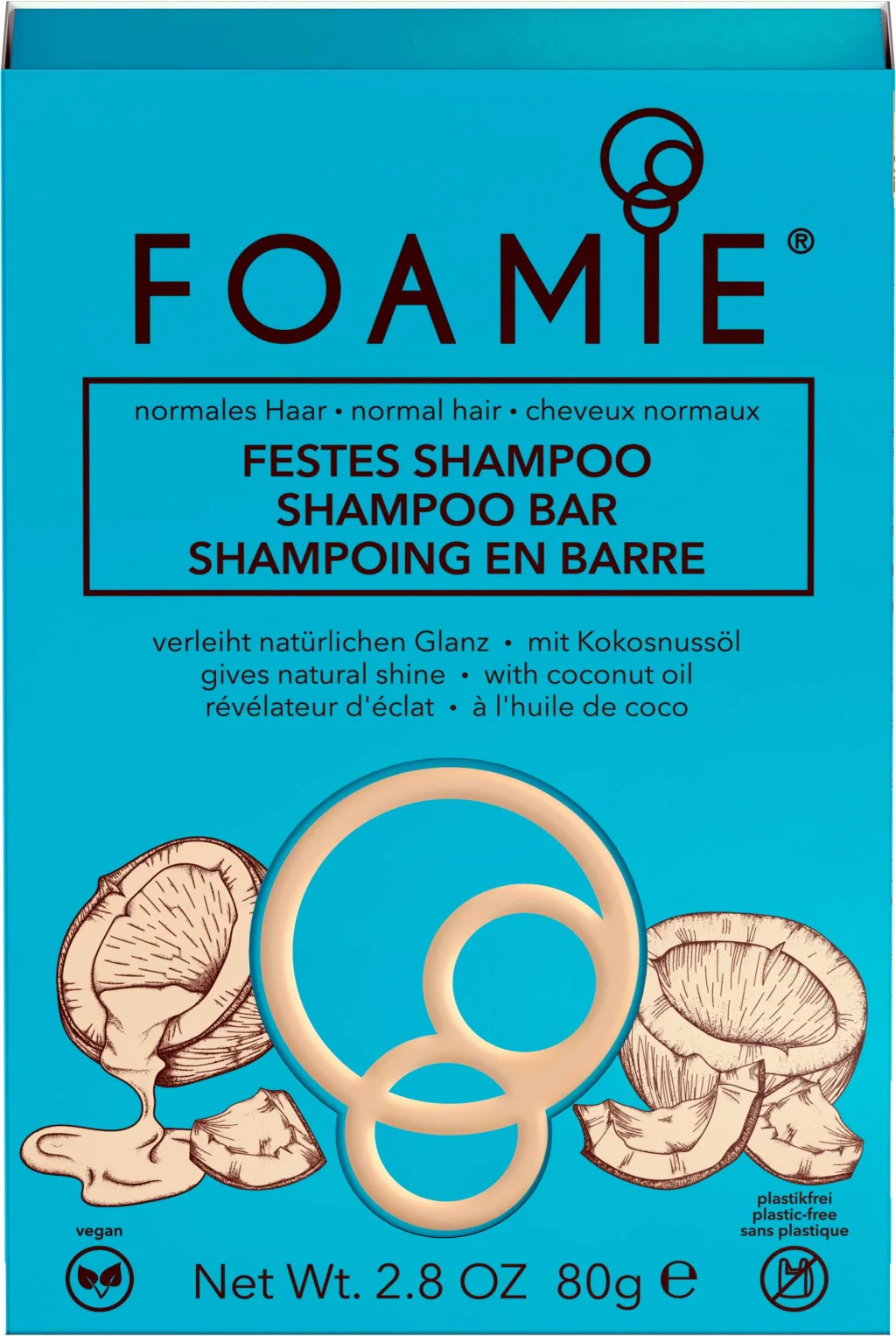 Foamie Champú en barra Coco (Shake your coconuts) Solido Sin Plasticos Eco