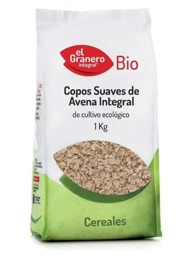 Granero Copos Avena Suaves Integral Bio 1 Kg