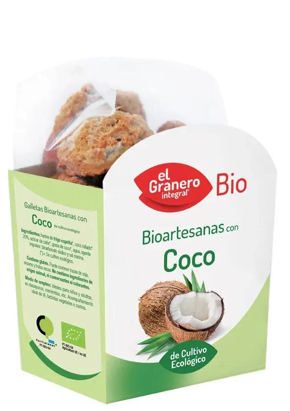 Granero Galletas Artesanas Con Coco Bio 220g