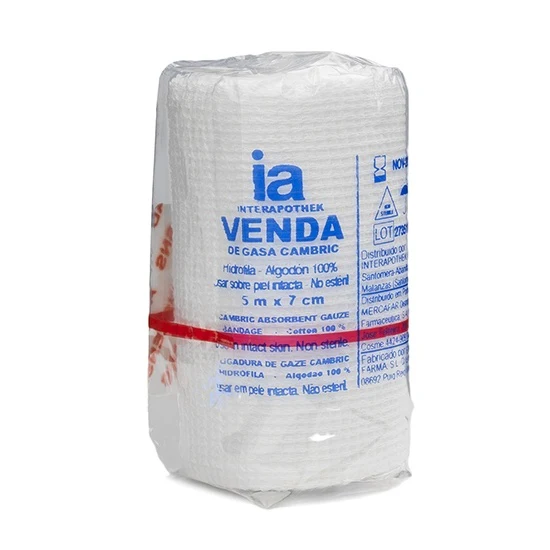 Interapothek Venda cambric hidrofila 5x7