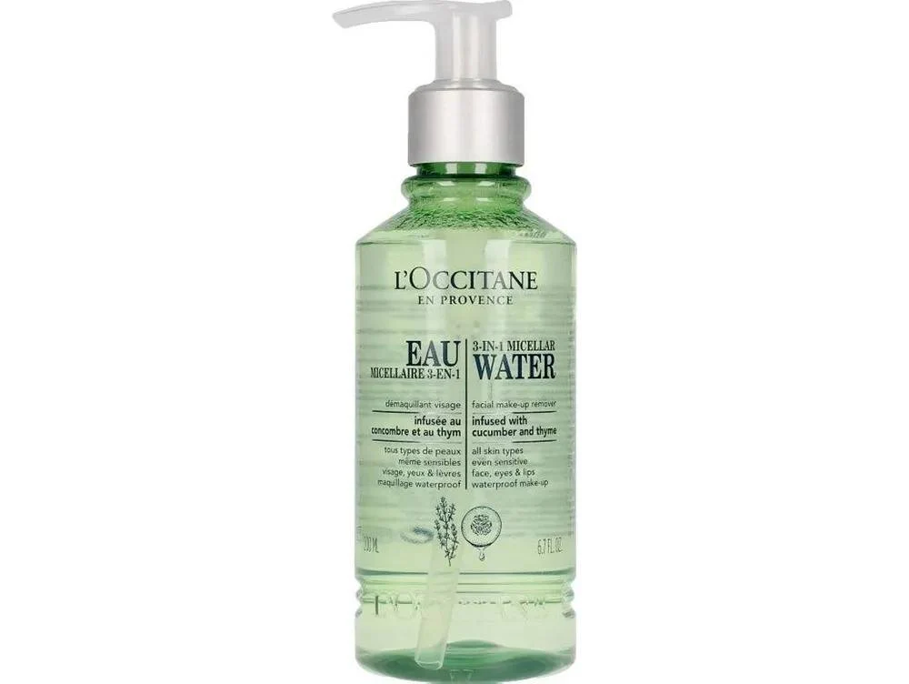 L´occitane Eau Micellaire 3-En-1 Démaquillant Visage 200ml