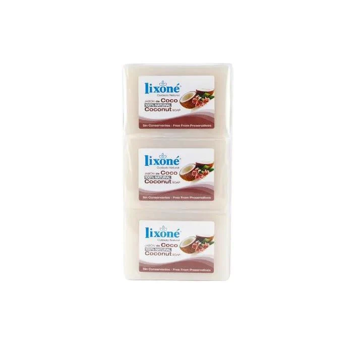 Lixoné Jabón De Coco Piel Seca 3x125g