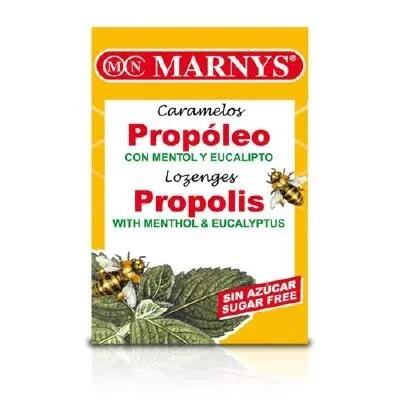 Marnys Caramelos Propoleo Mentol y Eucalipto Sin Azšcar