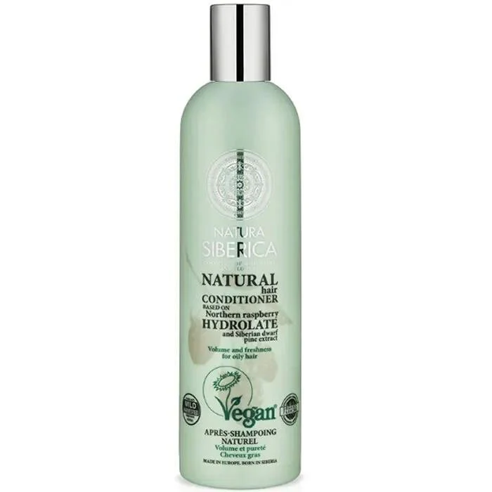 Natura Siberica Balsamo Natural Para Cabello Graso Volumen y Frescor 400ml