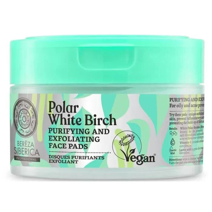 Natura Siberica Discos Purificantes Exfoliantes 20 Unidades
