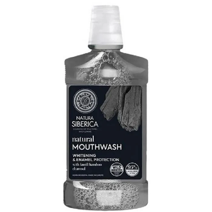 Natura Siberica Enjuague Bucal Natural Carbon De Bambu De Kuril 520ml