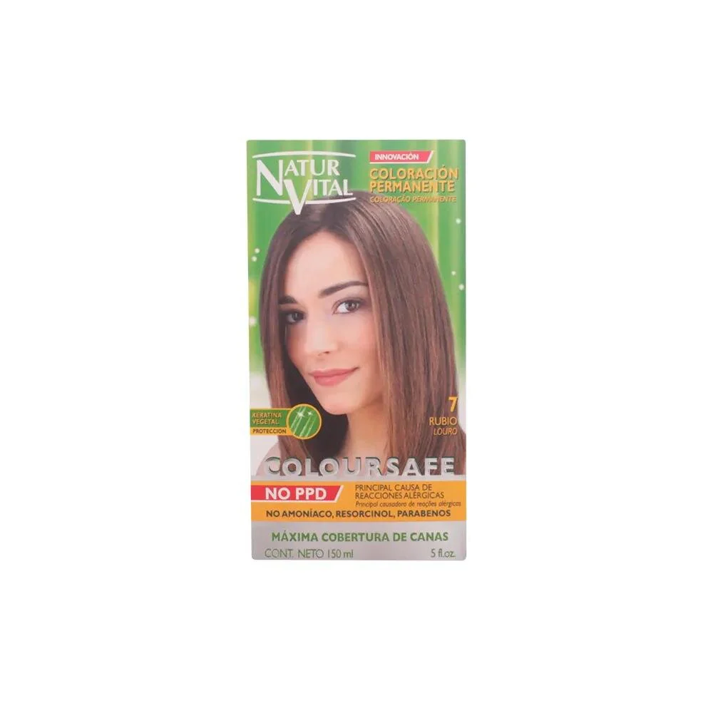 Naturaleza Y Vida Coloursafe Tinte Permanente 7 Rubio 150ml