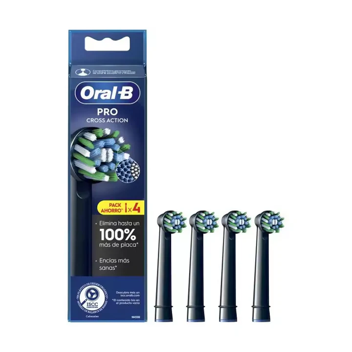 Oral-B Recambio Cepillo Eléctrico Crossaction 4 uds