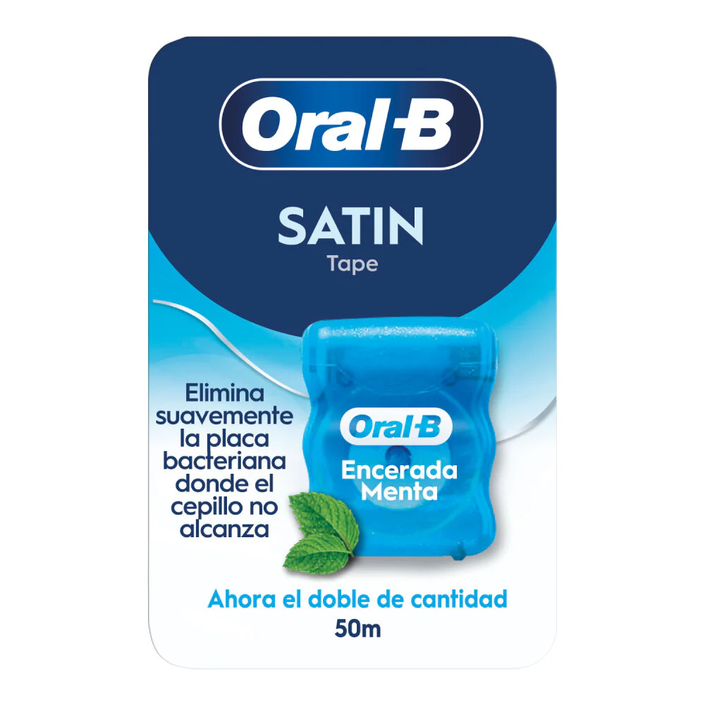 Oral-B Seda dental SATIN CINTA - Cera Menta 50m