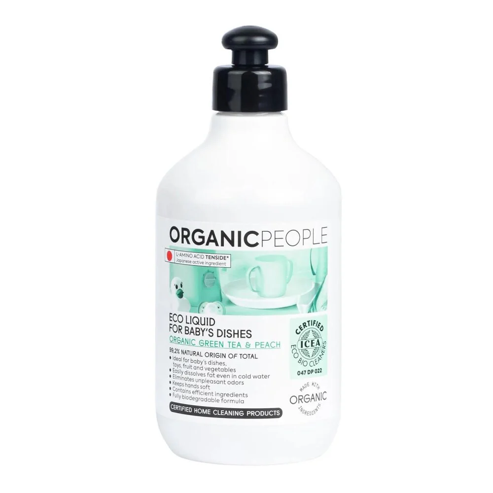 Organic People Organic Green Tea y Peach Eco Liquid For Baby´s Dishes 200ml