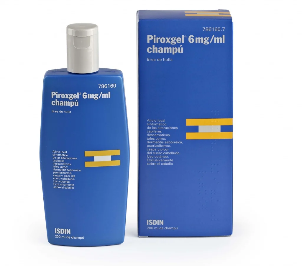 Piroxgel 6 mg/ml champú medicinal 200 ml
