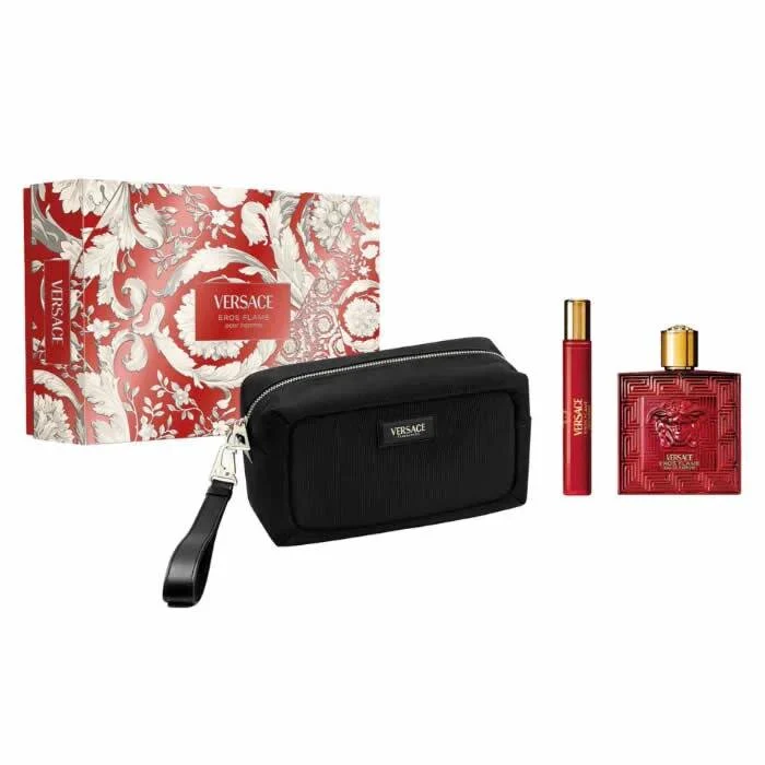 Versace Eros Flame Eau de Parfum Spray 100ml Set 3 Piezas